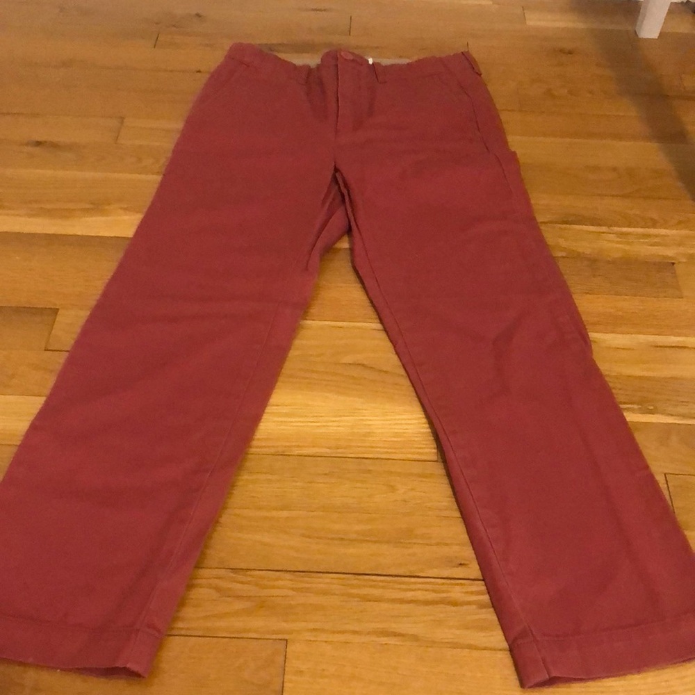 Crew cuts boys size 10 pants burnt red adjustable waist.